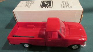 Amt Ertl 1992 Ford F 150 Xlt Bright Red 1/25 Scale Promo Model