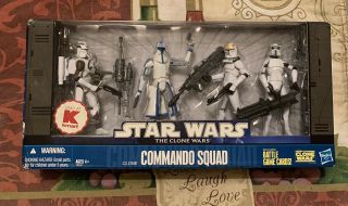 Star Wars The Clone Wars Commando Squad Kmart Exclusive Figures