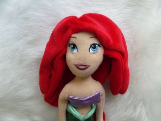 Disney Store Princess Ariel The Little Mermaid Plush Stuffed Doll Toy 3