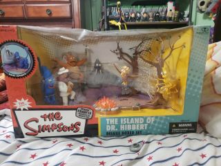 The Simpsons The Island Of Dr.  Hibbert Deluxe Boxed Set Mcfarlane Toys