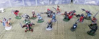 17 Painted Detailed D&d Miniatures Ral Partha Grenadier Rafm Dungeons And Dragon