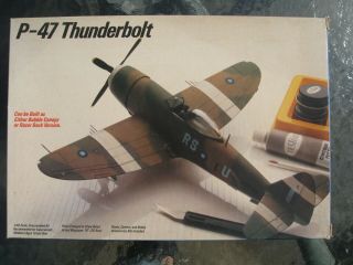 Vintage Testors (ex - Hawk) 1/48 P - 47d Thunderbolt Usaaf/raf 591