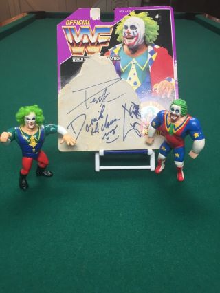 Wwf 1993 Doink The Clown Figure & Autograph