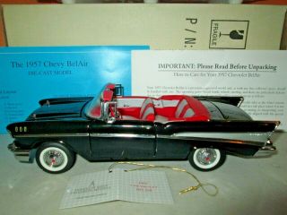 Franklin 1957 Chevrolet Bel Air Convertible 1:24 Diecast