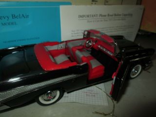 Franklin 1957 Chevrolet Bel Air Convertible 1:24 Diecast 8