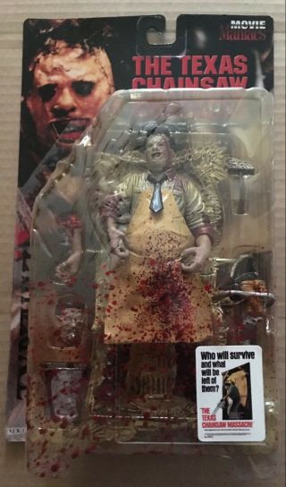 Movie Maniacs The Texas Chainsaw Massacre Leatherface Action Figure (bloody) 1998