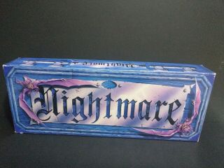 Nightmare Vhs Horror Video Board Game 1991 - Complete
