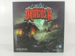 Fury Of Dracula 2008 2nd Edition Board Game By Fantasy Flight Open But Unpunched
