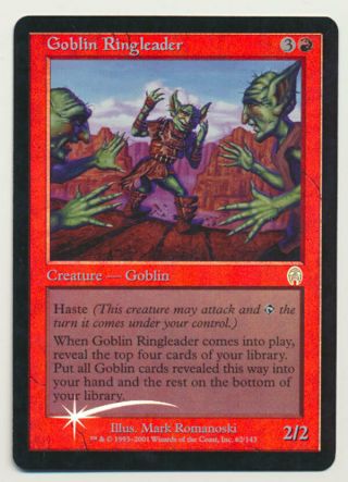 Mtg Magic The Gathering Apocalypse Foil Goblin Ringleader Lp Light Play A
