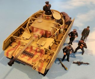 21st Century Toys Wwii German Tank Panzer Iv Ausf Ii With Figures