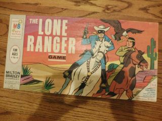 Vintage Milton Bradley Lone Ranger Game Complete