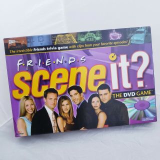 Friends Scene It DVD Trivia Game with Real TV Show Clips Complete Set VGC 2