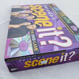 Friends Scene It DVD Trivia Game with Real TV Show Clips Complete Set VGC 4