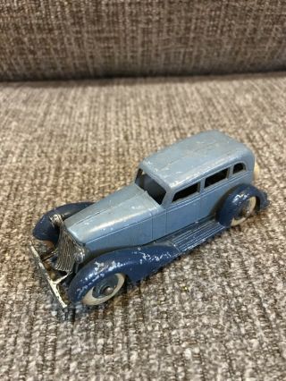 Vintage Tootsietoy Graham Sedan Blue Diecast Toy Car