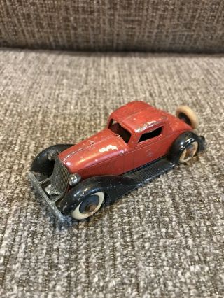 Vintage Tootsietoy Graham Coupe Red Diecast Toy Car