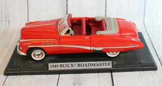 Buick Roadmaster Convertible 1949 Red 1/18 Scale Diecast Motor Max Car Model