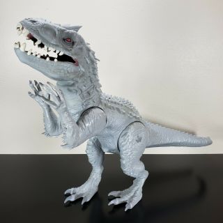 2014 Hasbro Jurassic World Indominus Rex 20” Dinosaur Figure W/ Lights And Sound