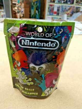 World Of Nintendo Splatoon Splat Ball - Blue Squid Jakks Pacific Nip