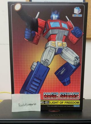 Transformers Magic Square Light of Freedom Optimus Prime Masterpiece Figure 7
