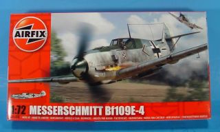 1/72 Airfix A01008 Messerschmitt Bf 109e - 4 Plastic Model Airplane Kit