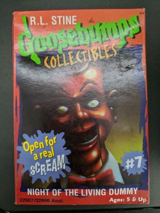 Rl Stine Goosebumps Collectible Figure Slappy Night Of The Living Dummy
