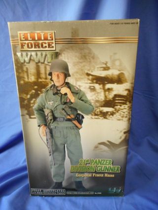 Blue Box Toys Elite Force Wwii 21st Panzer Div.  Cpl.  Franz Haas 12 " Figure Bbi