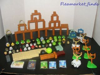 Angry Birds Knock On Wood Game,  9 Lauchers,  Star Wars Figures Seal Cards Huge