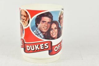 Deka Dukes of Hazzard Plastic Mug General Lee Bo Luke Daisy Duke Boss Hogg 1981 2