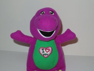 Barney & Friends Plush I Love You Barney Singing Doll Purple Dinosaur Lyons 2011 3