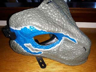 Jurassic World Velociraptor Blue Dino Rivals Mask Adjustable Fit
