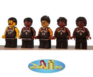 Custom Lego Minifig Nba Toronto Raptors Team 2017 - 18 Season 5 Players