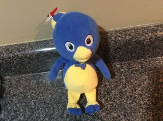 Ty 2004 Pablo Penguin The Backyardigans 8 " Plush Stuffed Animal Toy Doll Blue