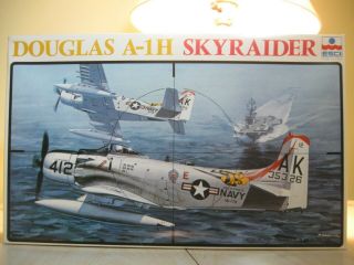 Vintage Esci 1/48 Douglas A - 1h Skyraider U.  S.  Navy Va - 176 Uss Intrepid 4045