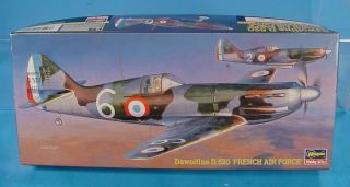 1/72 Hasegawa Ap47 Dewoitine D.  520 French Air Force Fighter Plane Model Kit