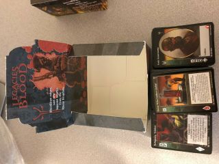 Legacies Of Blood - Opened Booster Box - Ccg Vtes Vampire The Eternal Struggle
