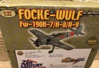 Wwii Focke - Wulf Fw - 190a The Ultimate Soldier 32x 1:32