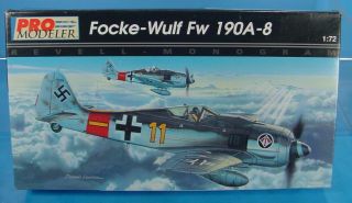 1/72 Scale Revell Monogram 85 - 5940 Pro Modeler Messerschmitt Bf 109 - G10 Kit