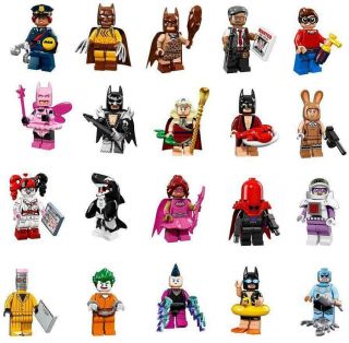 Lego Batman Movie Minifigure Complete Set