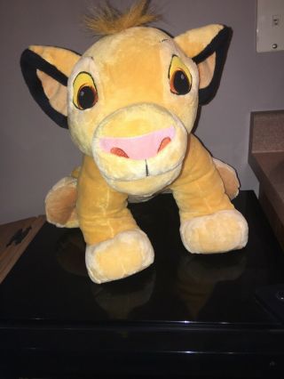 Disney Lion King Simba Jumbo Plush Stuffed Animal Toy Just Play Llc 22 " Long