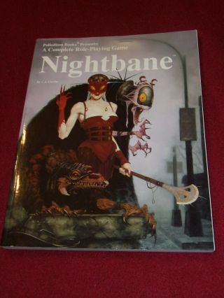 Nightbane By C.  J.  Carella (2006 Tpb) Signed X 5 Rpg Horror Compatible Rifts Tmnt