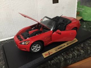 1/18 Maisto Special Edition Honda S2000 Lhd Red 2001