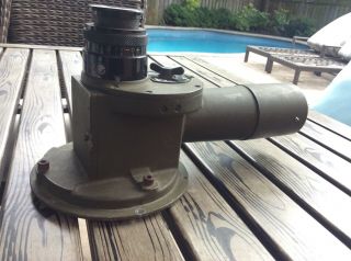 1943 Vtg.  Us Army Ww Ii Tank M - 17 Elbow Telescoping Spotting Artillery Scope