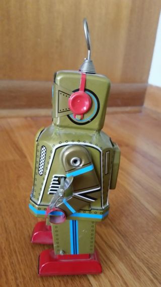 Vintage toy China Space Robot wind up tin robot collectible 4