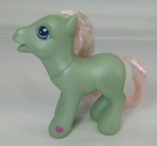 My Little Pony MLP G3: Minty glittery green w/ pink hair,  peppermints cutie mark 4