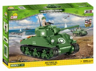 Cobi 2464a - Small Army - Wwii Us M4a1 Sherman -
