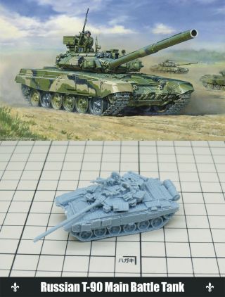 1/144 Resin Kits Russian T - 90 Main Battle Tank
