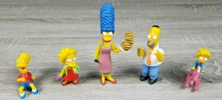 Fox Matt Groening The Simpsons Plastic Figures Homer Marge Bart Lisa Maggie Toys