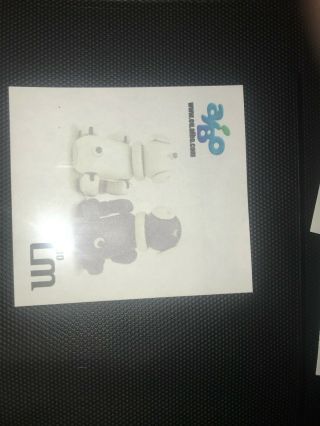 Sony aibo ERS - 7 promotional start up items collectors peices and Aibo Stickers 5