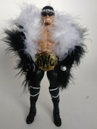 Wwe Custom Made Elite Hollywood Hogan,  Hulk Hogan Boa Nwo Belt Spray