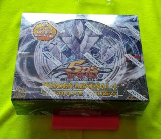Yu - Gi - Oh 1st Edition 5D ' S Hidden Arsenal 4 Trishula ' s 5 Cards A Pack/24 Packs 2